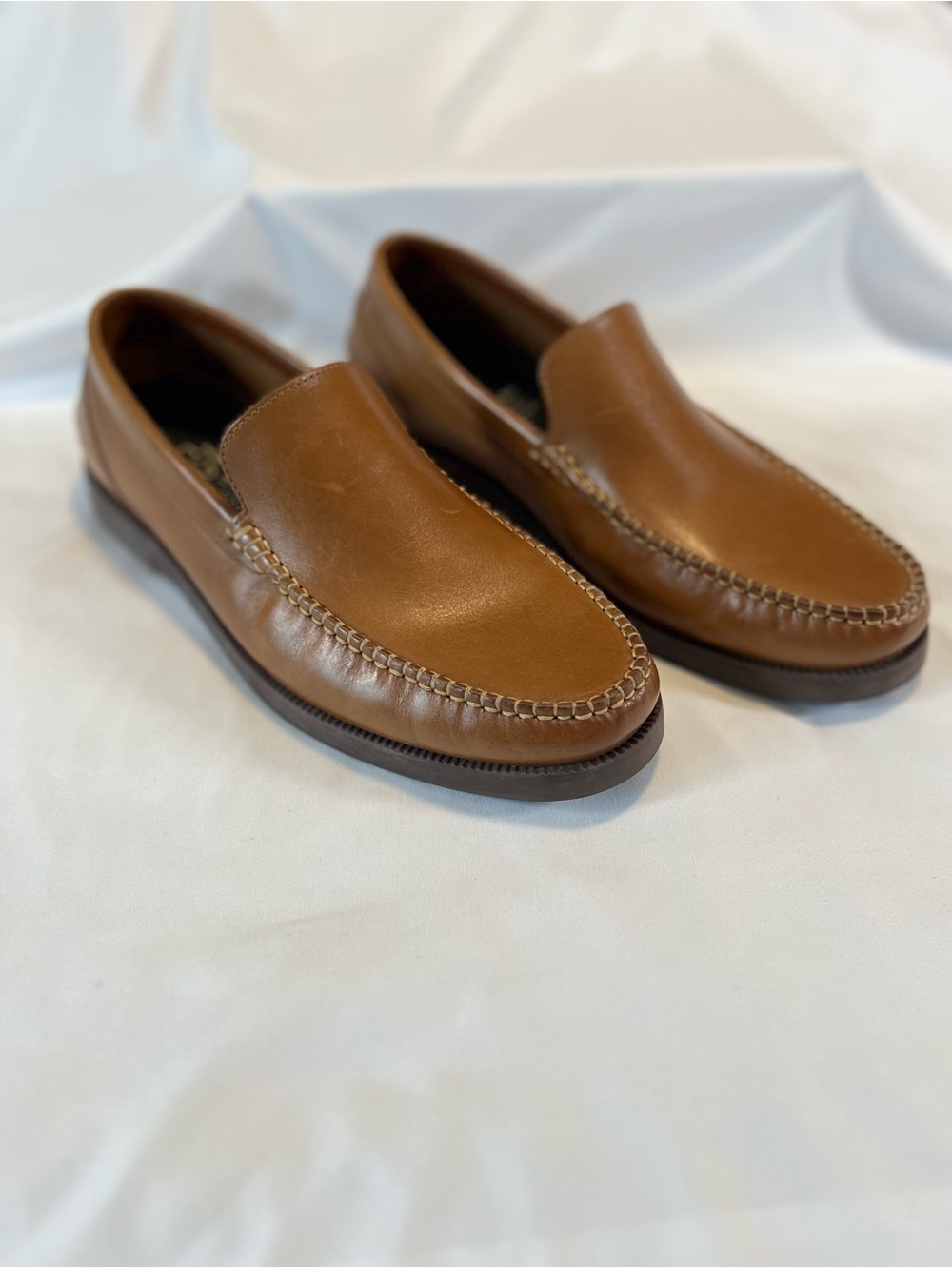 Cole Haan American Classics Hampton Tan Leather Loafers Size 10 (runs large)